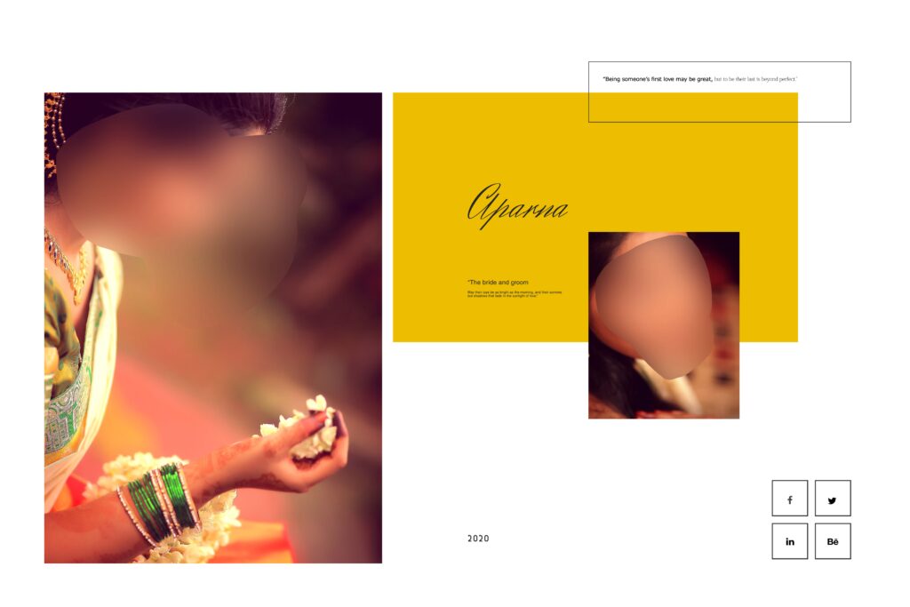 #12-Half Saree Album PSD template