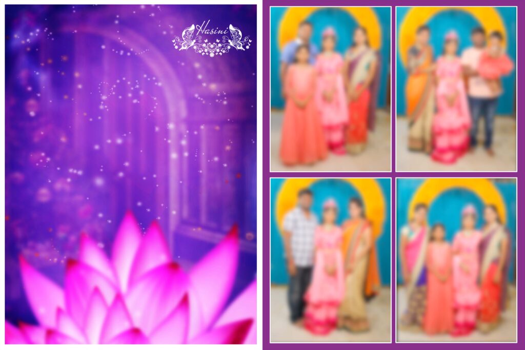 #12-Half Saree Album PSD template