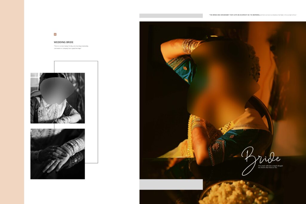 #12-Half Saree Album PSD template