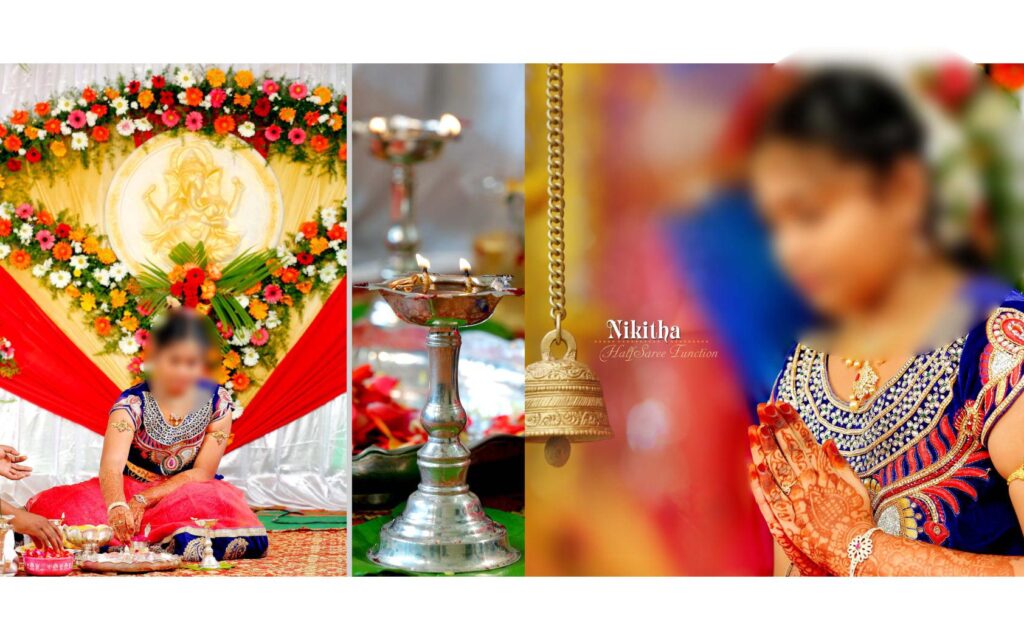 #23 -Half Saree Album PSD template