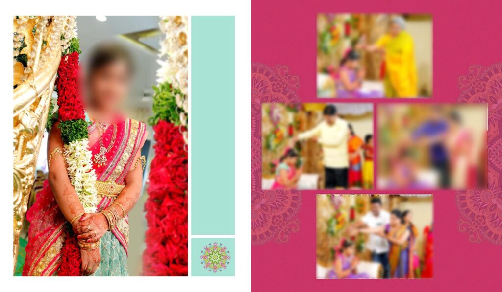 #27 -Half Saree Album PSD template