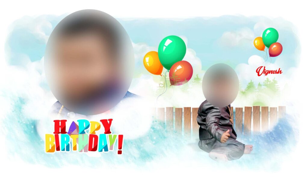 #11– Birthday Album PSD template