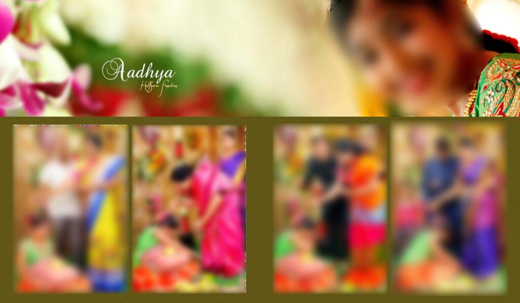 #26 -Half Saree Album PSD template