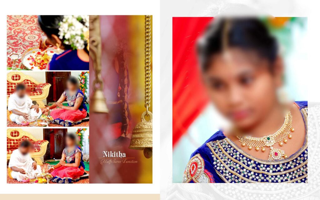 #23 -Half Saree Album PSD template