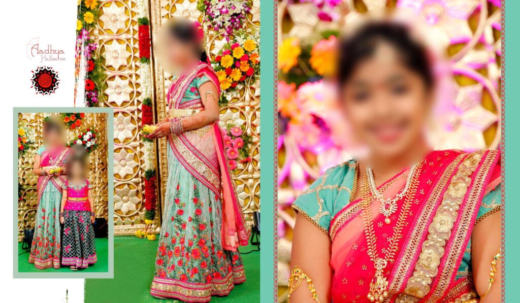 #26 -Half Saree Album PSD template