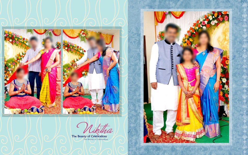 #23 -Half Saree Album PSD template