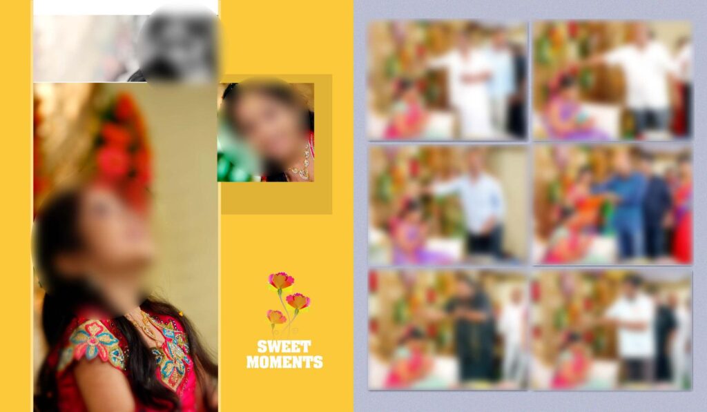 #27 -Half Saree Album PSD template