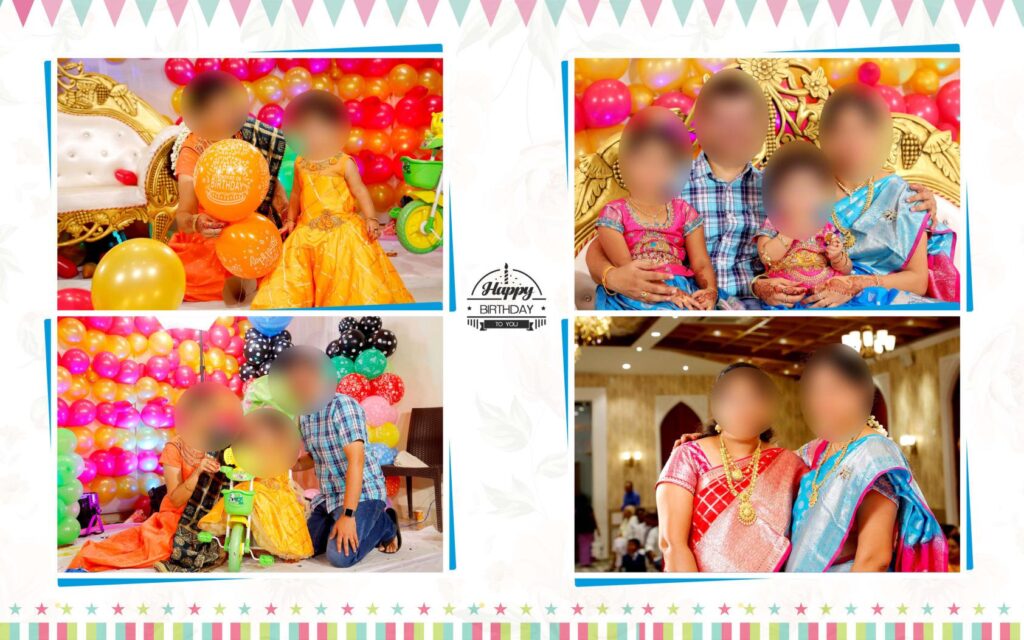 #12– Birthday Album PSD template