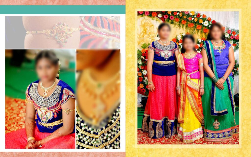 #23 -Half Saree Album PSD template