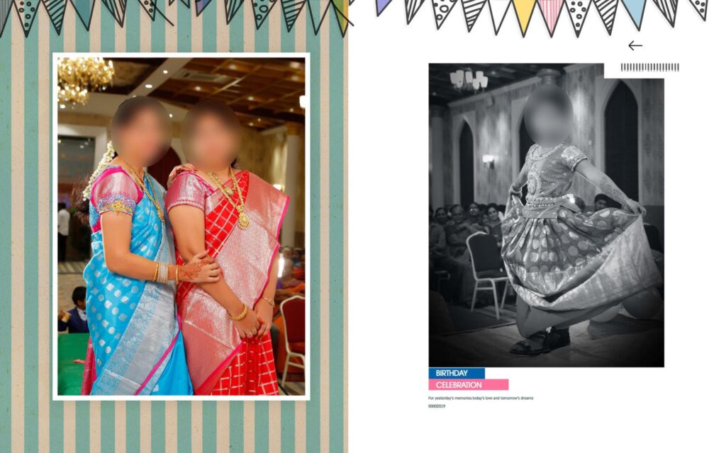 #12– Birthday Album PSD template