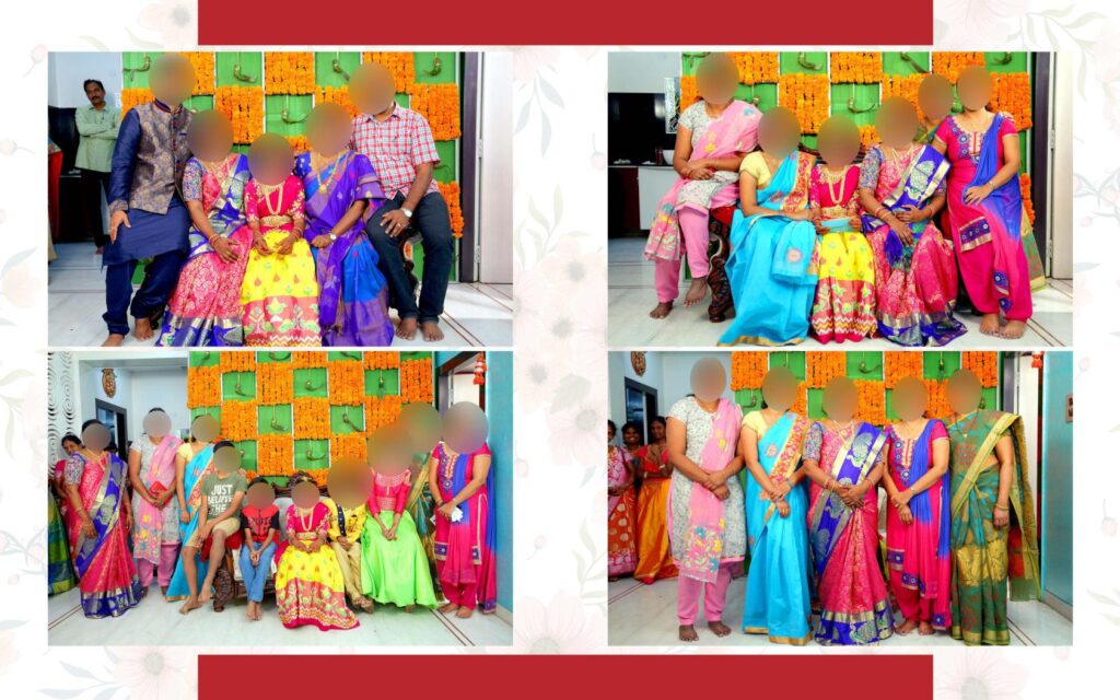 #15-Half Saree Album PSD template