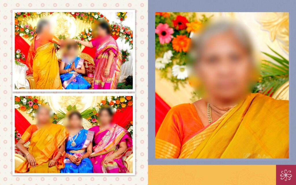 #24 -Half Saree Album PSD template