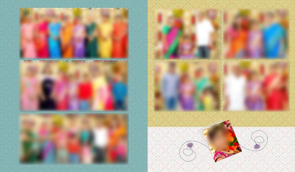 #27 -Half Saree Album PSD template
