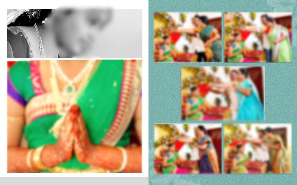 #23 -Half Saree Album PSD template
