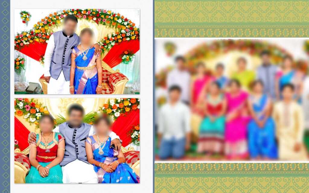 #24 -Half Saree Album PSD template