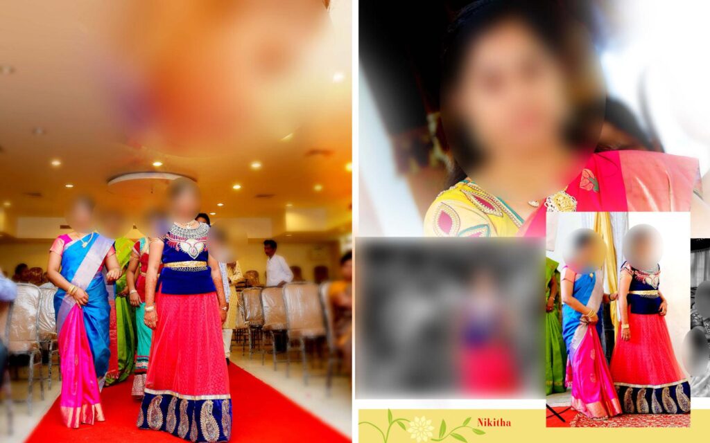 #22 -Half Saree Album PSD template