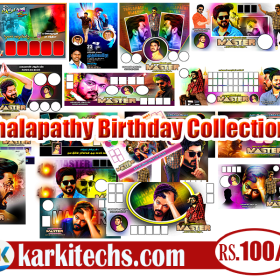 MEGA PACK - 1 - ACTOR VIJAY PSD