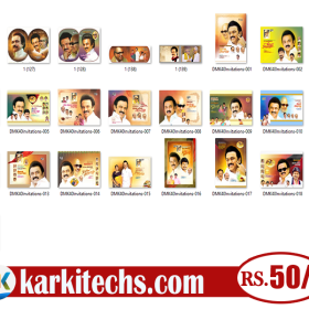 PREMIUM STALIN DMK INVITATION PSD DOWNLOAD