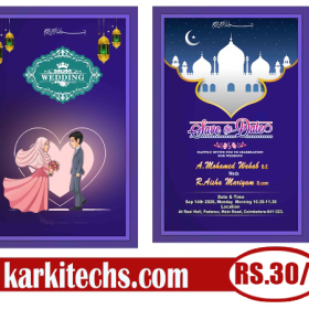 #130 - PREMIUM NEW WEDDING INVITATION PSD FILES DOWNLOAD