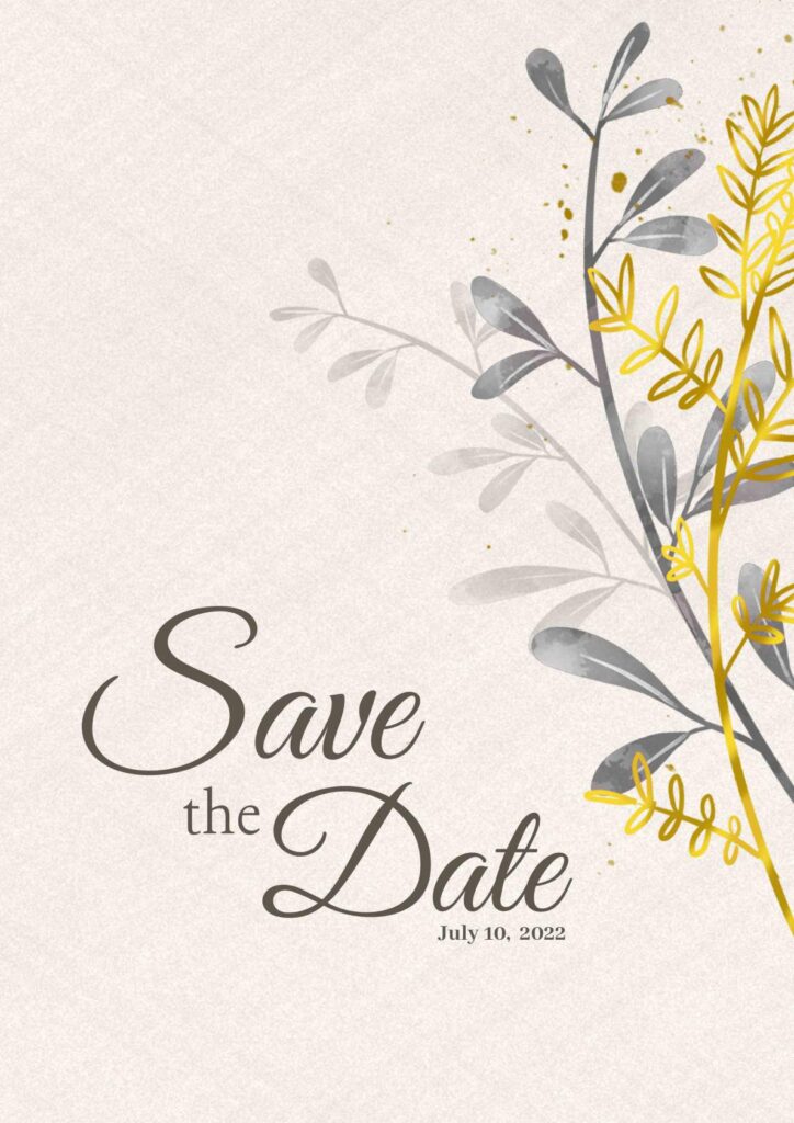 #1- SAVE THE DATE NEW COLLECTION
