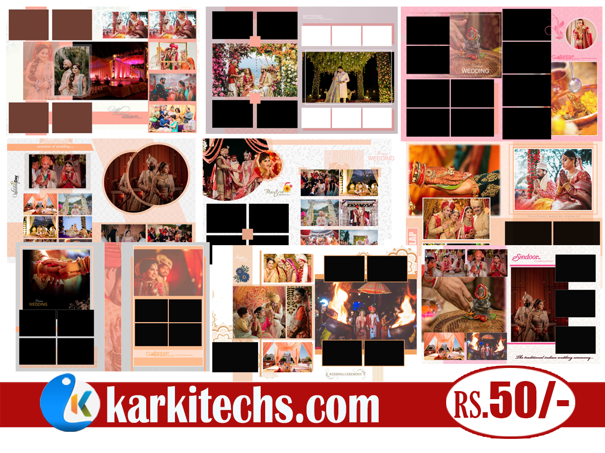 20X30 WEDDING ALBUM PSD - VOL 01 - Karki Techs, image size:1200x900