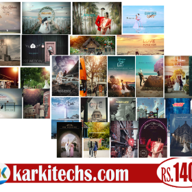 SEN DESIGN PSD - PRE WEDDING ALBUM PSD COMO PACK