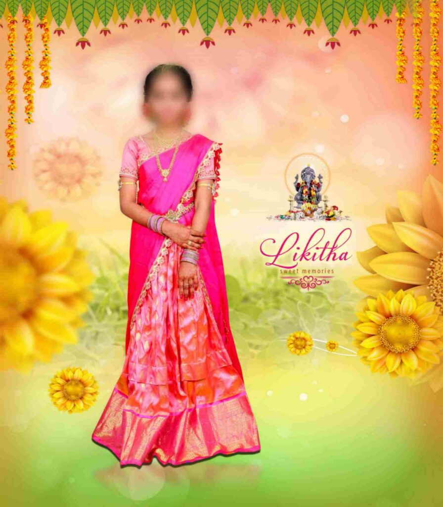 2024 - LATEST HALF SAREE 12x32