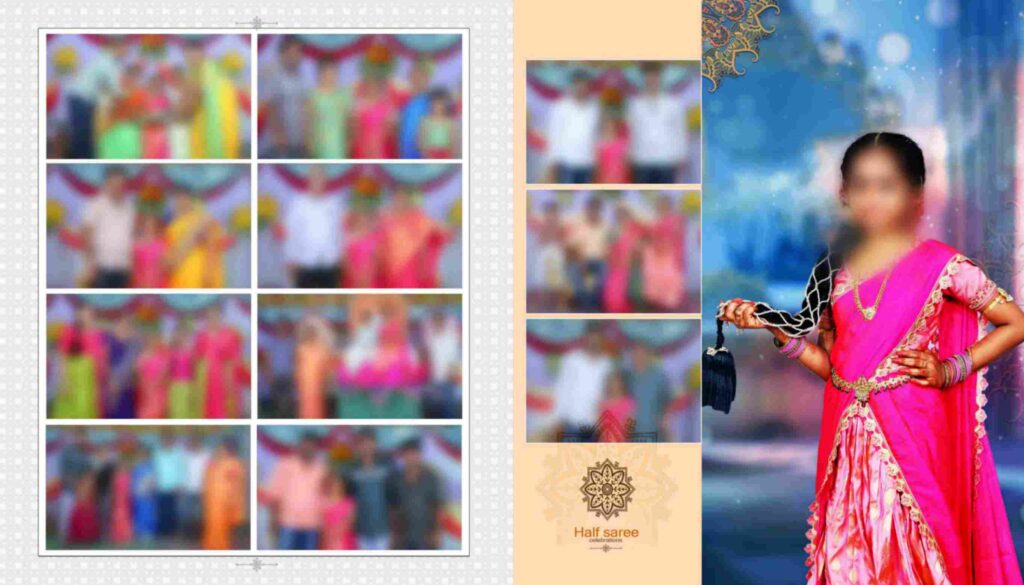 2024 - LATEST HALF SAREE 12x32