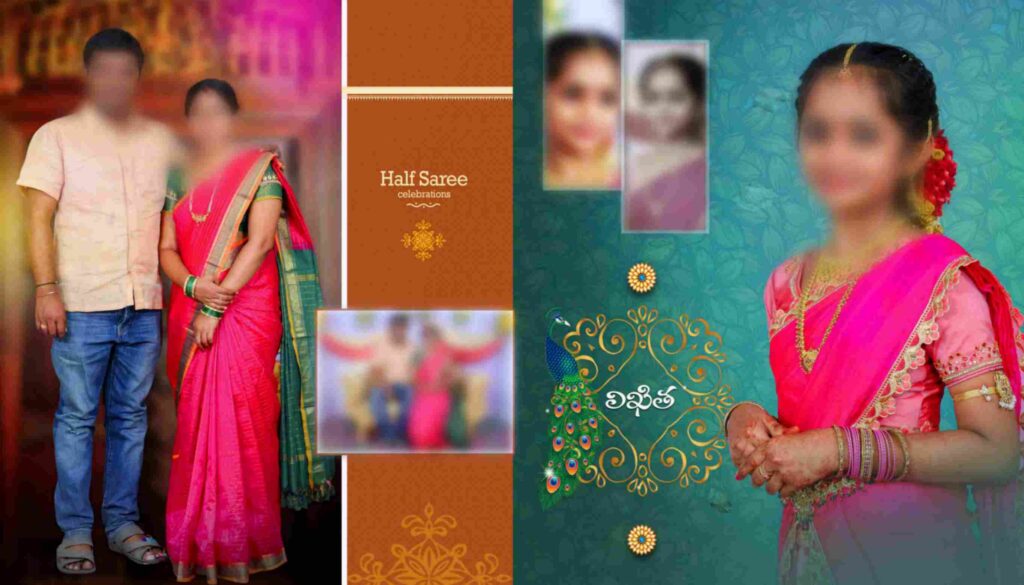 2024 - LATEST HALF SAREE 12x32