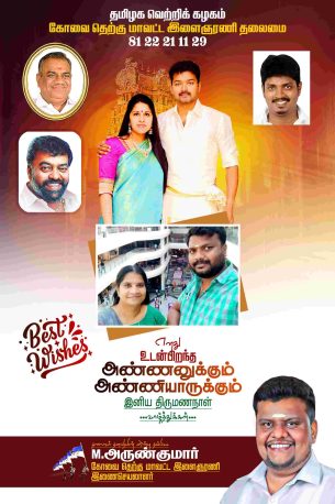 LATEST TVK VIJAY BIRTHDAY BANNER 2024