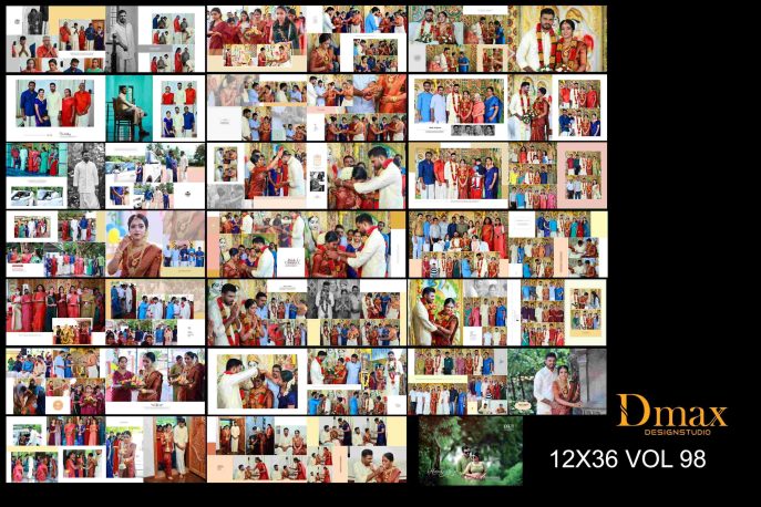 Stunning Marriage Photo Album Photoshop Design Collections
