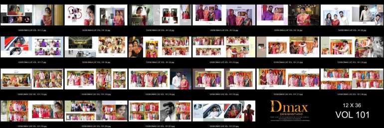 Stunning Marriage Photo Album Photoshop Design Collections
