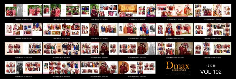 Stunning Marriage Photo Album Photoshop Design Collections