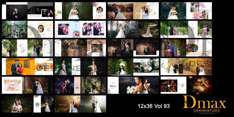 Stunning Marriage Photo Album Photoshop Design Collections