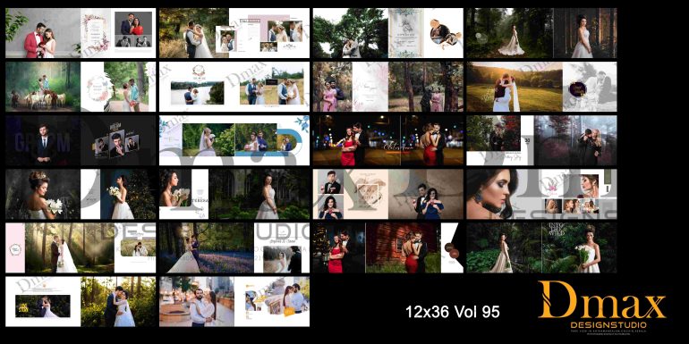 Stunning Marriage Photo Album Photoshop Design Collections