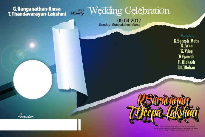 Tamil flex banner PSD files