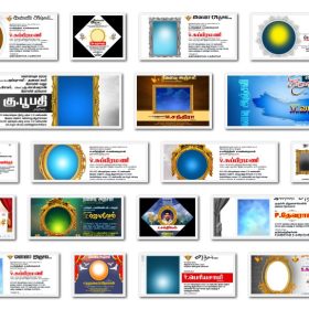 Ninaivu & Kannir Anjali Memorial Design Templates