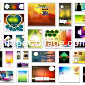 Beautiful Tamil Marriage and Ear Piercing (Kathani Vizha) Flex Banner PSD Designs