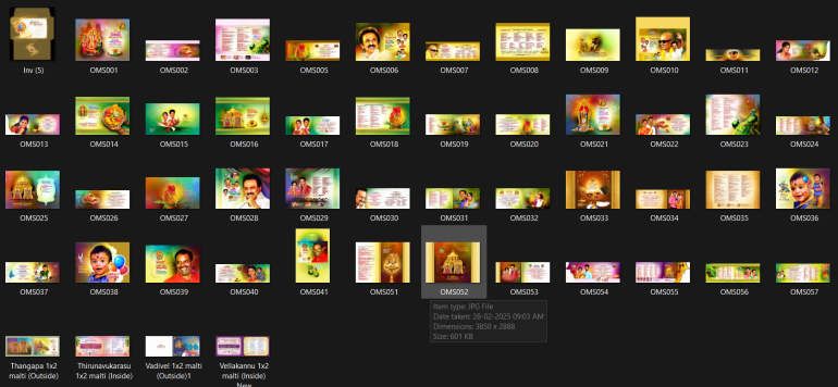 Multi Colour Invitation Collection &ndash; Vibrant &amp; Elegant Designs