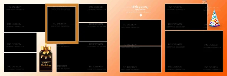 Birthday Album Photoshop Design