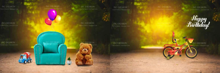 Birthday Album Photoshop Design