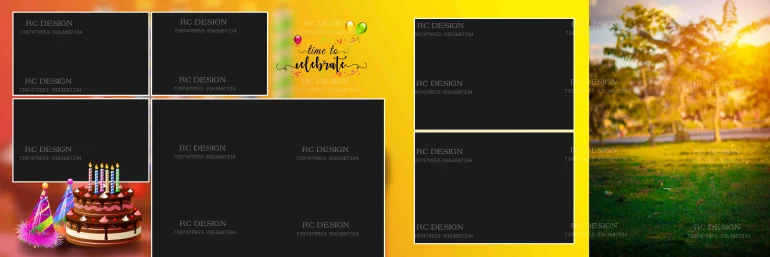 Birthday Album Photoshop Design