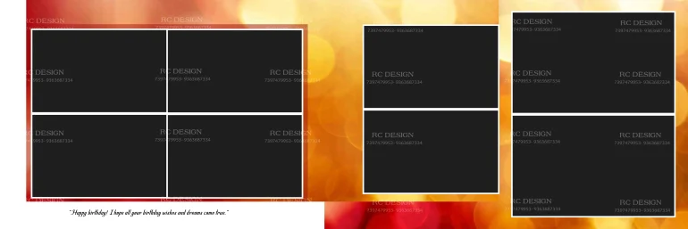 Birthday Album Photoshop Design