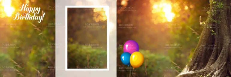 Birthday Album Photoshop Design
