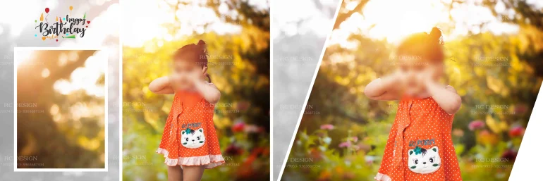 Birthday Album Photoshop Design