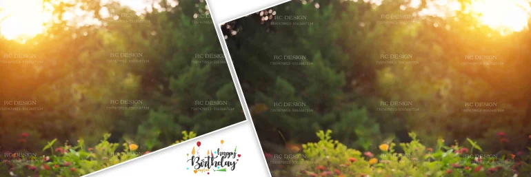 Birthday Album Photoshop Design