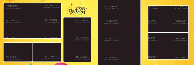 Birthday Album Photoshop Design