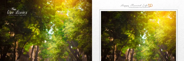 Wedding album design
