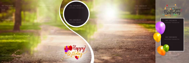 Birthday Album Photoshop Design
