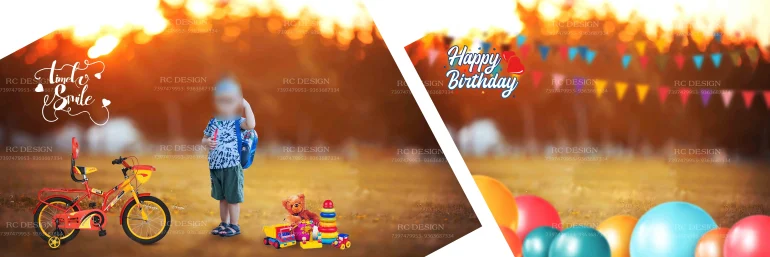 Birthday Album Photoshop Design
